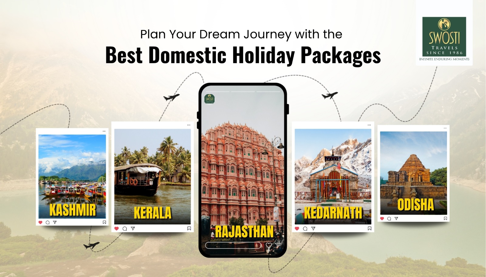 Plan Your Dream Journey With the Best Domestic Holiday Packages