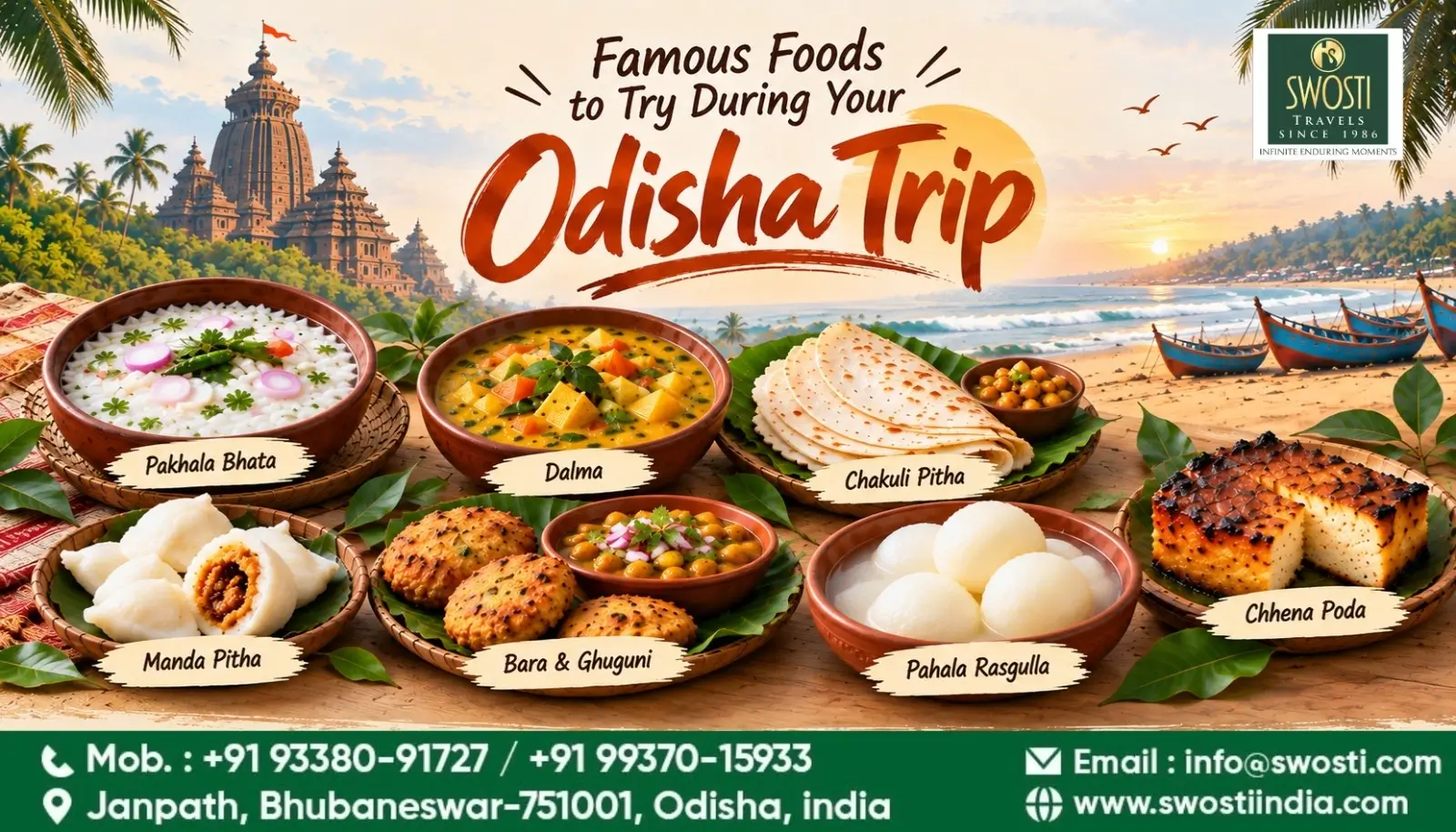 Famous Foods to Try During Your Odisha Trip