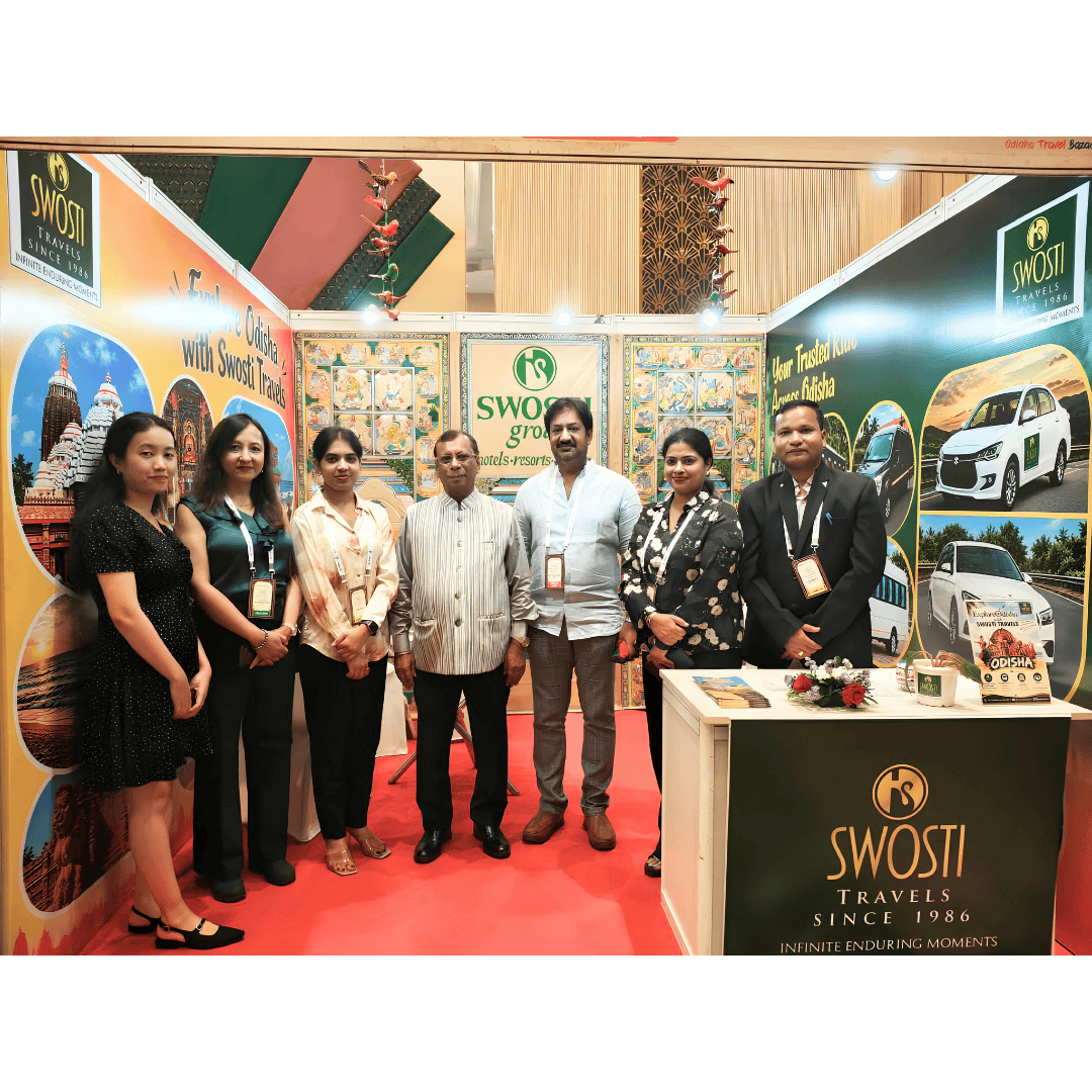 Swosti Travels at Odisha Travel Bazaar 2026: Dr. J.K. Mohanty, Odisha CM, Deputy CM & Special Guests Celebrate Tourism